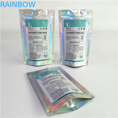 Grátis Logotipo personalizado Impressão digital Plástico PET Liso Preço adequado Bolsas de pé com fecho