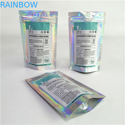 Grátis Logotipo personalizado Impressão digital Plástico PET Liso Preço adequado Bolsas de pé com fecho