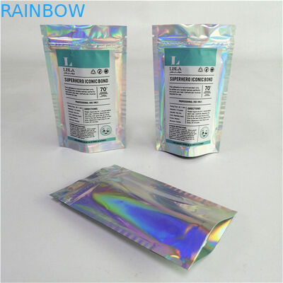 Grátis Logotipo personalizado Impressão digital Plástico PET Liso Preço adequado Bolsas de pé com fecho