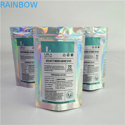 Grátis Logotipo personalizado Impressão digital Plástico PET Liso Preço adequado Bolsas de pé com fecho