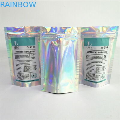 Grátis Logotipo personalizado Impressão digital Plástico PET Liso Preço adequado Bolsas de pé com fecho