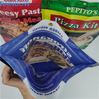 Best Selling Eco Friendly Armazenamento Logotipo personalizado Impresso Stand Up Zipper Pouch Plástico recolocável