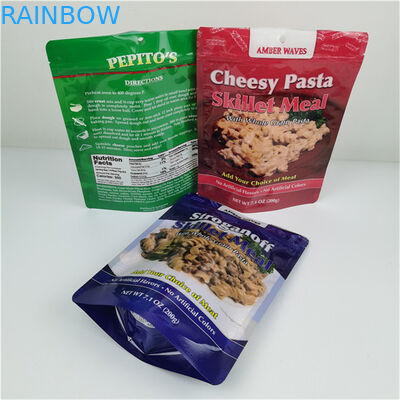 Best Selling Eco Friendly Armazenamento Logotipo personalizado Impresso Stand Up Zipper Pouch Plástico recolocável