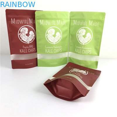 Embalagem de alimentos Impressão gravura Mylar Doypack com janela Eco-friendly e personalizado