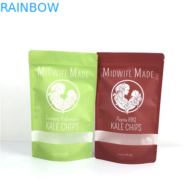 Embalagem de alimentos Impressão gravura Mylar Doypack com janela Eco-friendly e personalizado