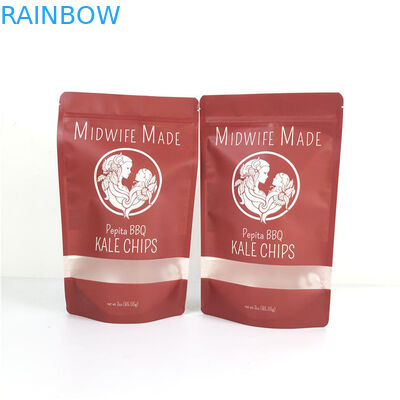 Embalagem de alimentos Impressão gravura Mylar Doypack com janela Eco-friendly e personalizado