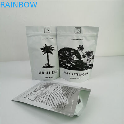 Impressão colorida Espessura personalizada Embalagem à prova de vazamento Saco de bolsa para grãos de café