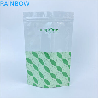 Matte PET/PE Zipper Food Doypack com logotipo personalizado