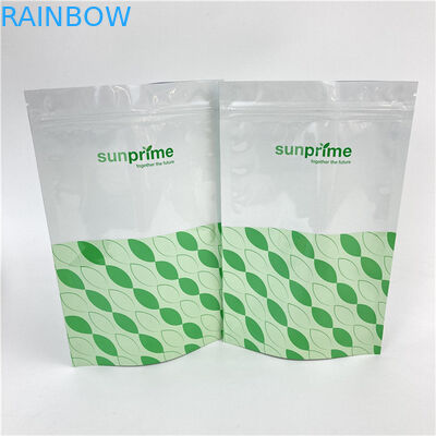 Matte PET/PE Zipper Food Doypack com logotipo personalizado