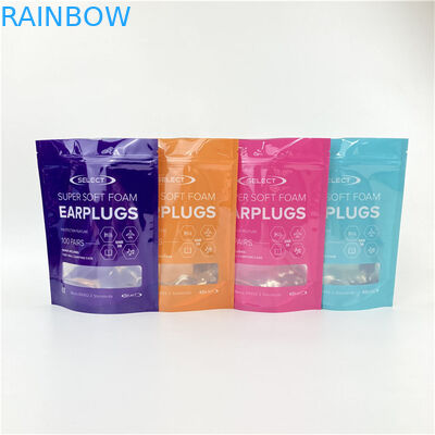 Impressão colorida Saco de embalagem à prova de vazamento Espessura personalizada aceita até 10 cores disponíveis