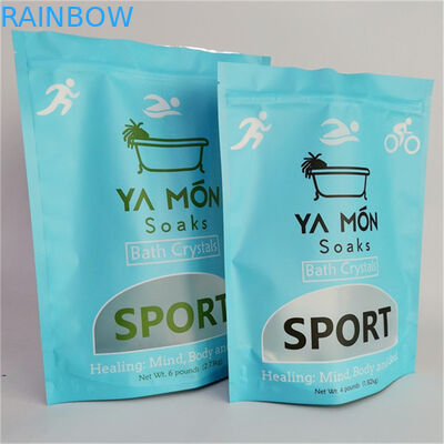 Matt Proof Leak Finish Mylar Doypack com Janela Personalizado Dimensões e Necessidades de Design