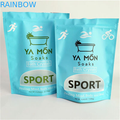 Matt Proof Leak Finish Mylar Doypack com Janela Personalizado Dimensões e Necessidades de Design