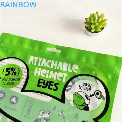 Embalagem plana de três lados selada e à prova de umidade, de plástico