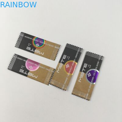 Saquinho de almofada laminado e fechado, flexível e vazio