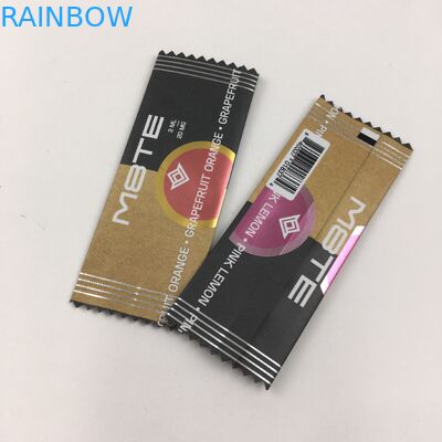 Saquinho de almofada laminado e fechado, flexível e vazio