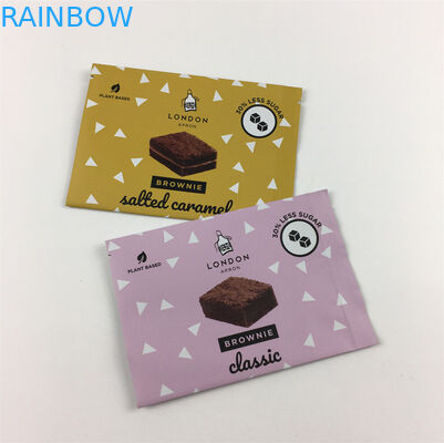 À prova de umidade 200g Sacos de selos traseiros Bolinhos de chocolate