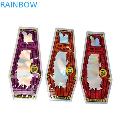 Folha de Tabaco  Doce Biscoito Goma Flor Seca Erva Folha Grabba Sacos Mylar Die Cut 3,5g