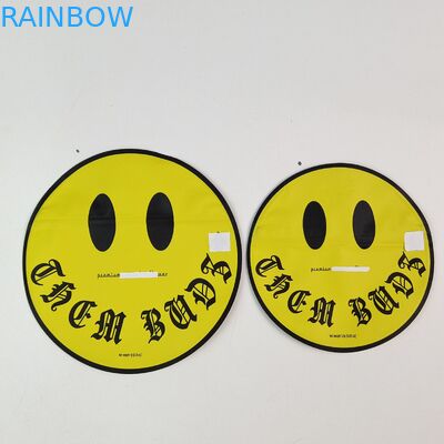 Sacos de Mylar irregulares de 3,5 g e 7 g com fecho interno Impressão de papel alumínio à prova de odor Saquete de plástico comestível