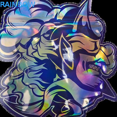 Comestível Cali 3.5g 7g Mylar Ziplock Toque suave Proof de cheiro de forma irregular Cookie Die Cut embalagem Saco de plástico