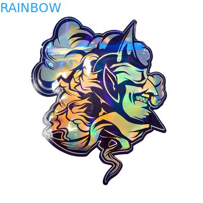 Sacos de Mylar Holográficos Soft Touch com Zíper para Doces Ervas Flores Secas Gomas Biscoitos Açúcar Embalagem à Prova de Crianças