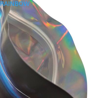 Forma personalizada Caixa de visualização 3.5g Bolsas Mylar à prova de crianças Soft Touch Die Cut Bag Para 1g 3.5g 7g 14g 28g plástico comestível