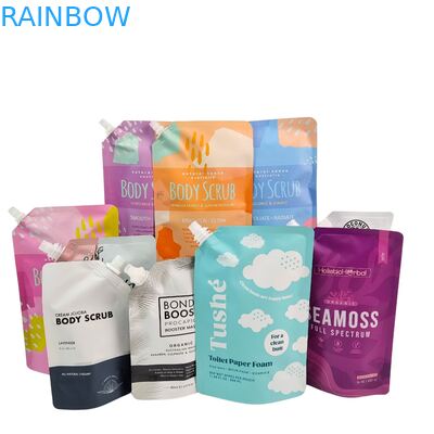 Saco de embalagem de plástico líquido para embalagem de bebidas cosméticas