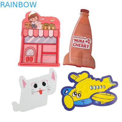 Sacos Mylar à prova de crianças irregulares de 3,5 g refeitáveis Impressão digital PET Embalagem Ziplock para biscoitos comestíveis