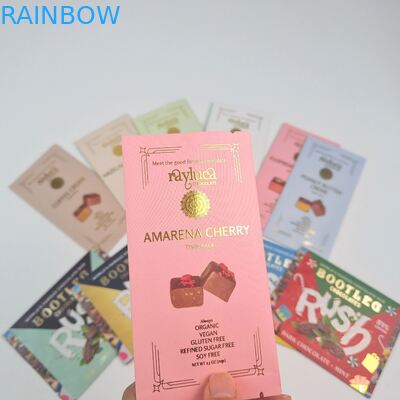 Saquete comestível de papel alumínio sello traseiro pequeno plástico mylar aveia chocolate barra energética biscoito lanche saco de embalagem doces