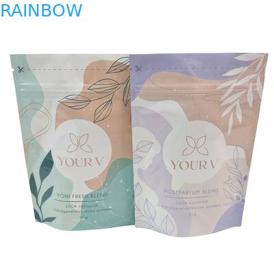 Sacos de Mylar Biodegradáveis Personalizados para Sais de Banho 4OZ 5OZ Stand Up Pouch