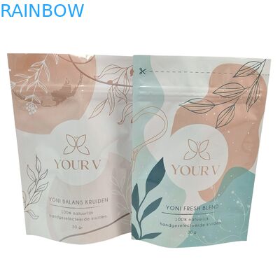 Sacos de Mylar Biodegradáveis Personalizados para Sais de Banho 4OZ 5OZ Stand Up Pouch