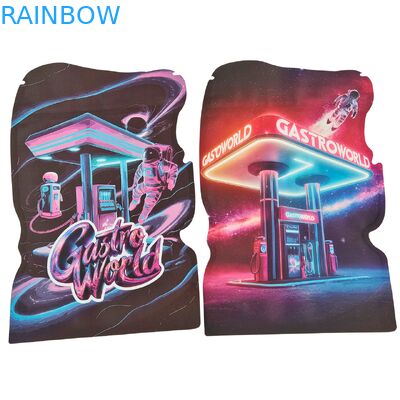 Bolsas Mylar Custom Cut 3.5g-28g com fecho à prova de crianças