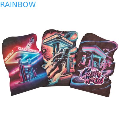 Bolsas Mylar Custom Cut 3.5g-28g com fecho à prova de crianças