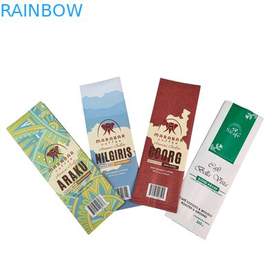 Saco de grãos de café com fecho de cadeado com válvula