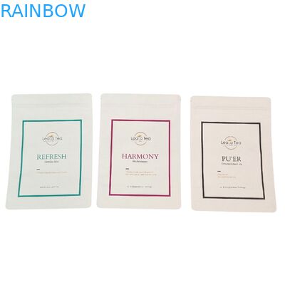 Saco Ziplock Stand Up com Impressão Personalizada para Sais de Banho