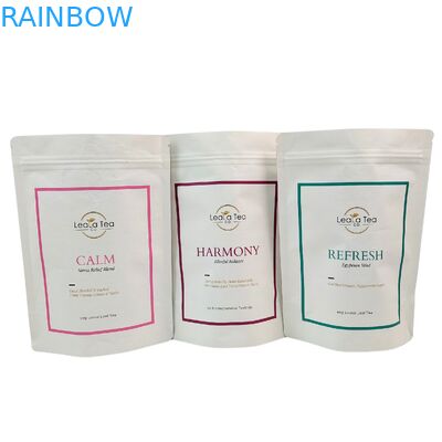 Saco Ziplock Stand Up com Impressão Personalizada para Sais de Banho