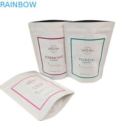 Saco Ziplock Stand Up com Impressão Personalizada para Sais de Banho