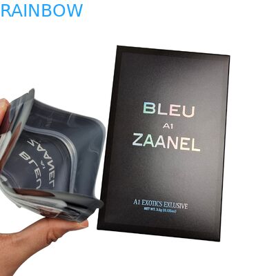 Sacos Mylar personalizados de 3,5g com caixas à prova de crianças para lanches