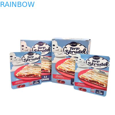 Sacos Mylar Personalizados de 3,5g 7g 14g à Prova de Odor com Caixas