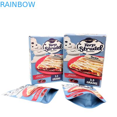 Sacos Mylar Personalizados de 3,5g 7g 14g à Prova de Odor com Caixas