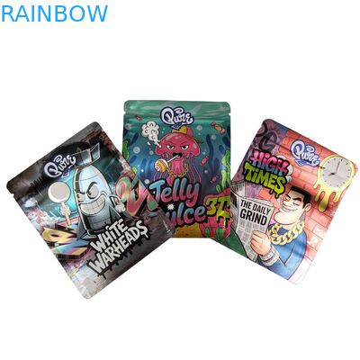 Sacos Mylar refeitáveis de 3.5g-28g personalizados para embalagens de alimentos