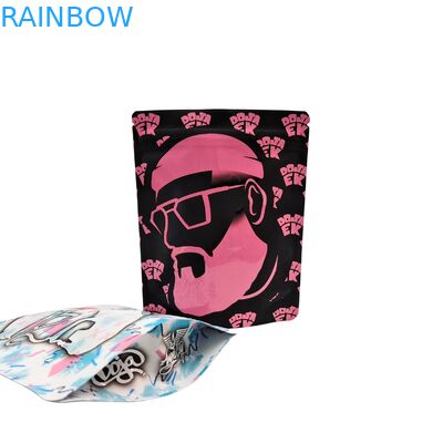 Bolsas de alimentos Mylar à prova de odor reabriveis de 3.5g-28g impressas sob medida