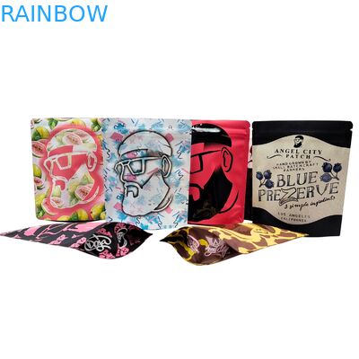 Bolsas de alimentos Mylar à prova de odor reabriveis de 3.5g-28g impressas sob medida