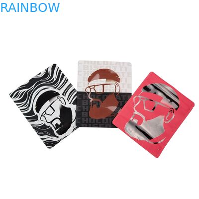 Sacos Mylar com Zíper de 3,5g 1oz Seláveis a Quente Reutilizáveis, Stand-Up, Folha de Alumínio, à Prova de Odor, Cali, para Armazenamento de Alimentos, Sacos Mylar Personalizados