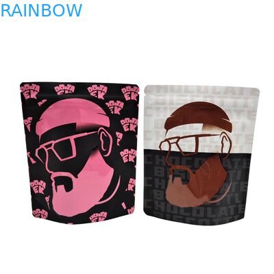 Sacos Mylar com Zíper de 3,5g 1oz Seláveis a Quente Reutilizáveis, Stand-Up, Folha de Alumínio, à Prova de Odor, Cali, para Armazenamento de Alimentos, Sacos Mylar Personalizados