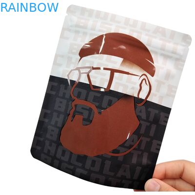 Sacos Mylar com Zíper de 3,5g 1oz Seláveis a Quente Reutilizáveis, Stand-Up, Folha de Alumínio, à Prova de Odor, Cali, para Armazenamento de Alimentos, Sacos Mylar Personalizados