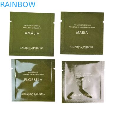 Loção Cosmética Shampoo Cuidado da Pele Saquete de Amostra Embalagem Sacola de Mini Amostra Embalagem de Plástico Creme Máscara Folha de Amostra Bolsas