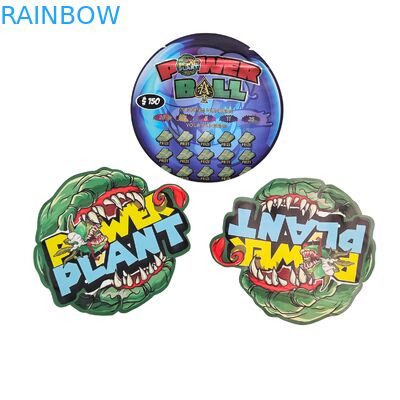 Saco Mylar Holográfico Resistente a Crianças com Selagem em 3 Lados, Embalagem para Snacks em Folha de Alumínio