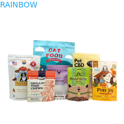Saco Stand-Up Reutilizável Ecológico com Espessura de 50-200 mícrons para Embalagem de Alimentos para Animais de Estimação