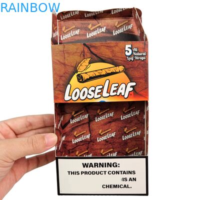 3Caixa de Saco Mylar Biodegradável de.5g com espessura de 3.5g Caixa de Papel Corrugado para Armazenamento Impresso Personalizado