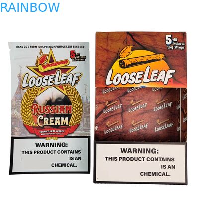 3Caixa de Saco Mylar Biodegradável de.5g com espessura de 3.5g Caixa de Papel Corrugado para Armazenamento Impresso Personalizado